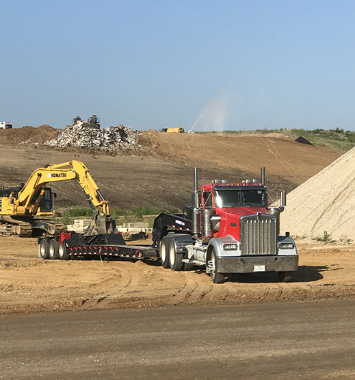 Heavy haul trucking services